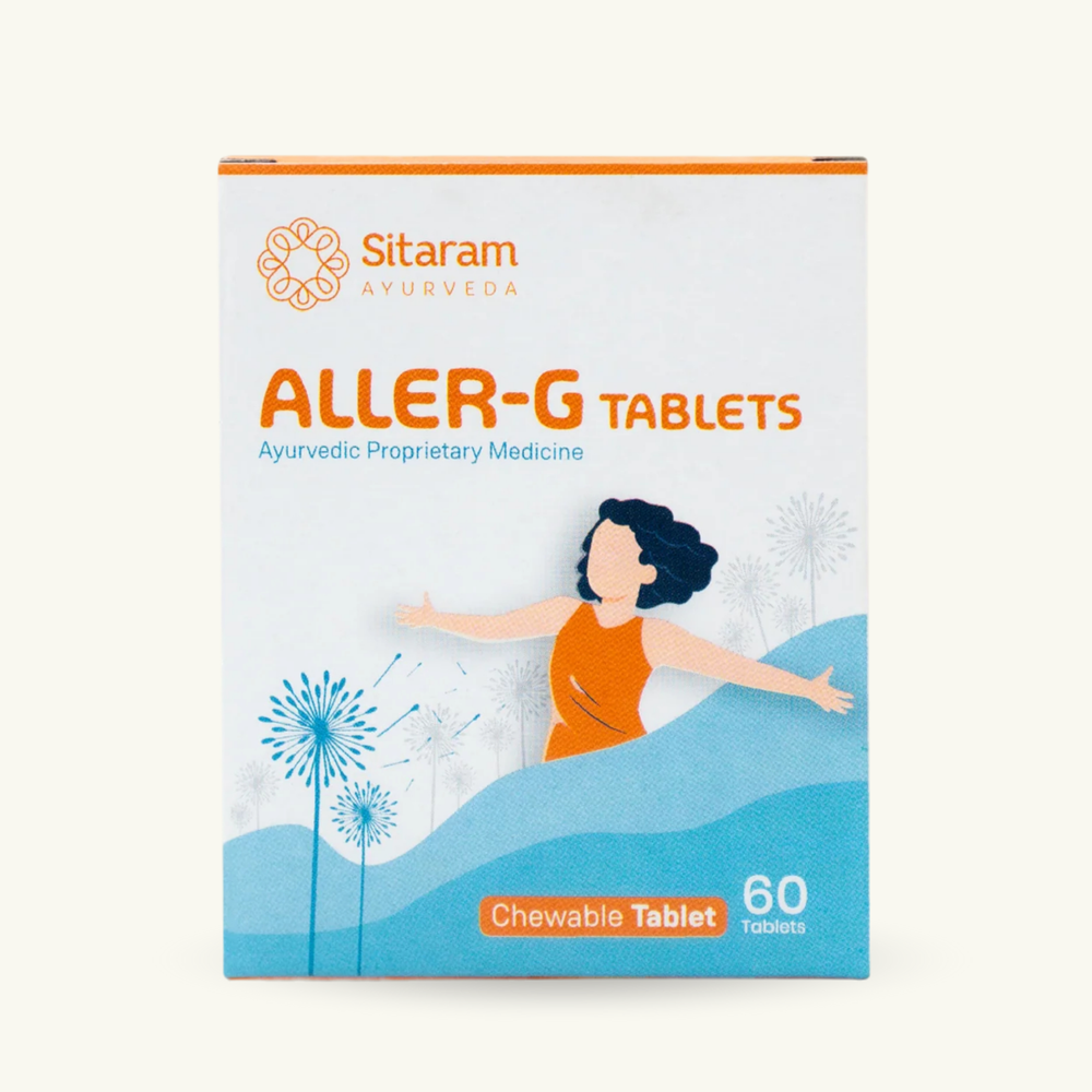 Sitaram Ayurveda, Aller-G tabletten, 60 tabletten, Ayurvedisch supplement
