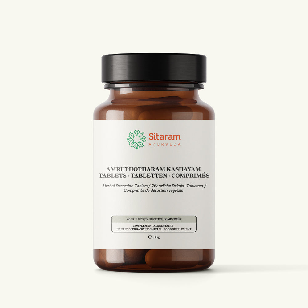 Sitaram Ayurveda, Amruthotharam Kashayam tabletten, Ayurvedisch supplement