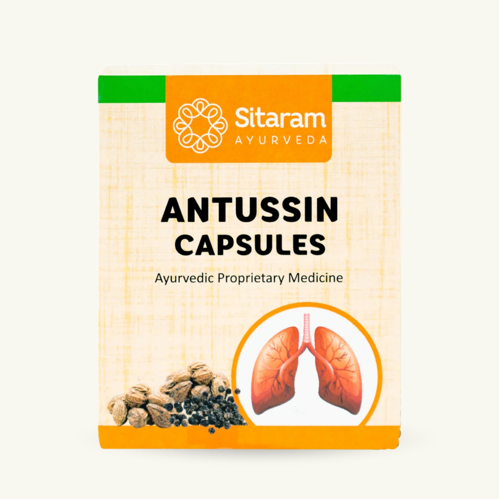 Sitaram Ayurveda, Antussin capsules, 50 capsules, Ayurvedisch supplement