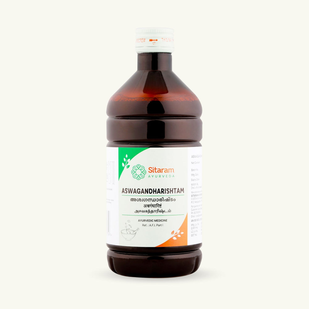 Sitaram Ayurveda, Ashwagandhaarishtham, Ayurvedisch supplement