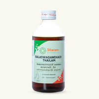 Sitaram Ayurveda, Balaswagandhadi Thailam, 200 ml, klassiek Ayurvedisch Thailam