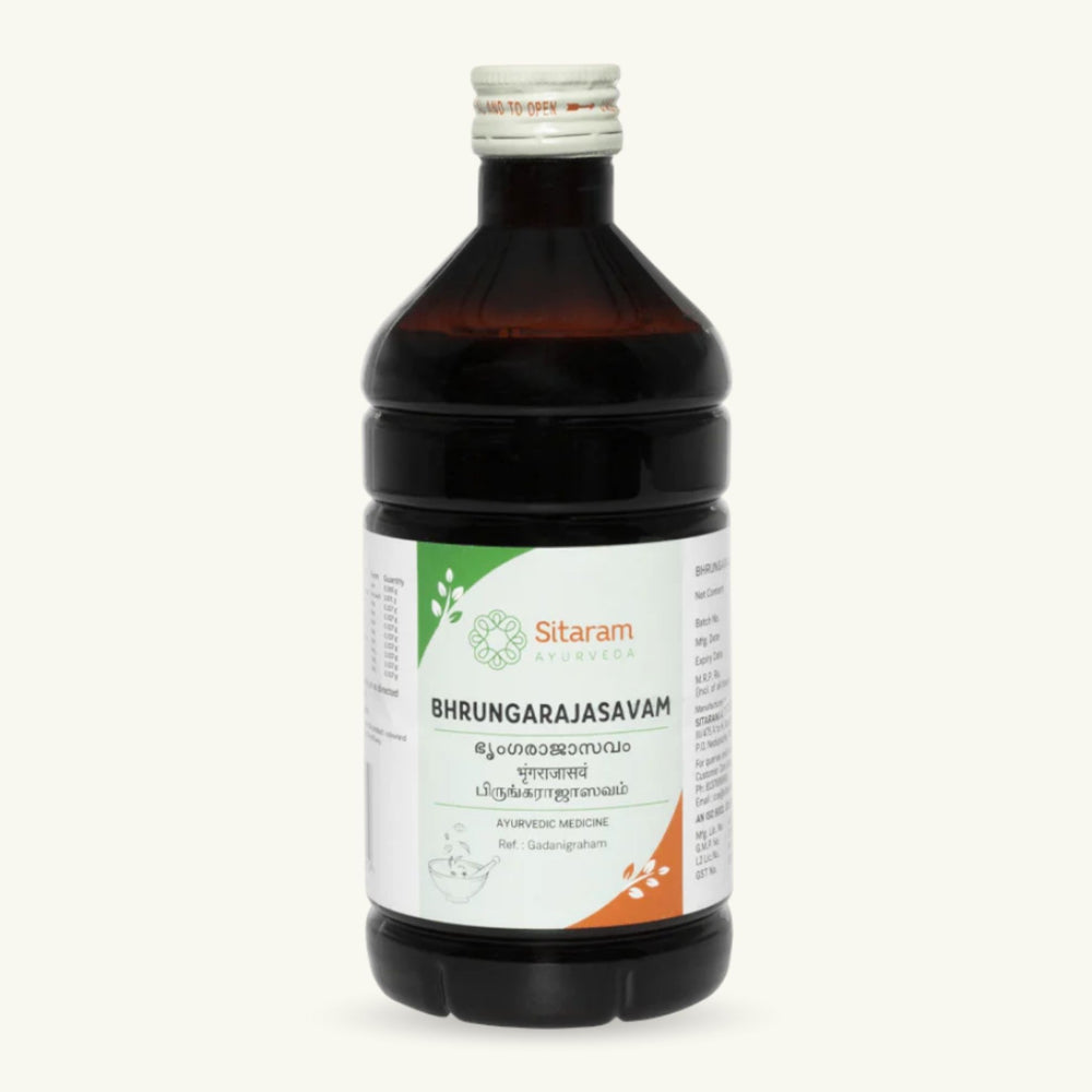 Sitaram Ayurveda, Bhringarajasavam, 450 ml, Ayurvedisch supplement