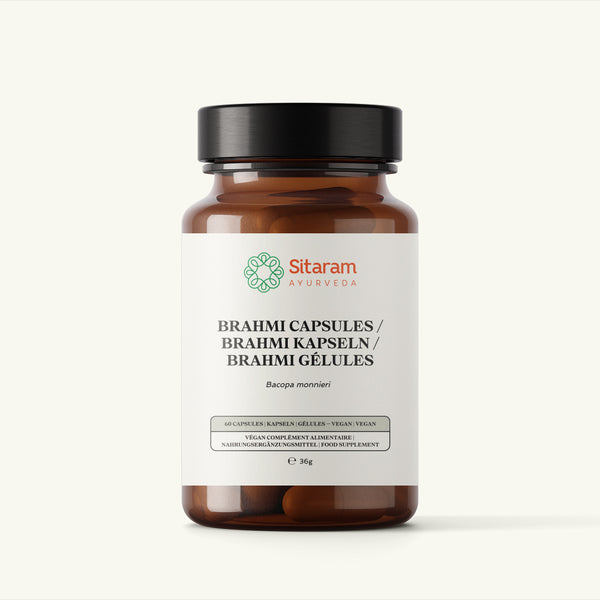 Sitaram Ayurveda, Brahmi capsules, Ayurvedisch supplement