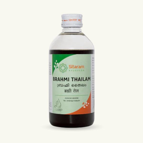 Sitaram Ayurveda, Brahmi Thailam, 200 ml, klassiek Ayurvedisch Thailam