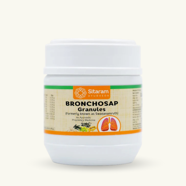 Sitaram Ayurveda, Bronchosap granulaat, 100 g, Ayurvedisch supplement