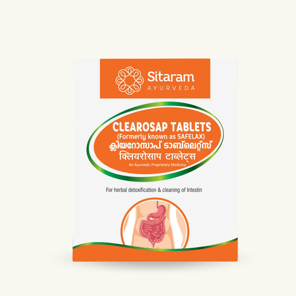 Sitaram Ayurveda, Clearosap tabletten, 12 tabletten (1000 mg), Ayurvedisch supplement