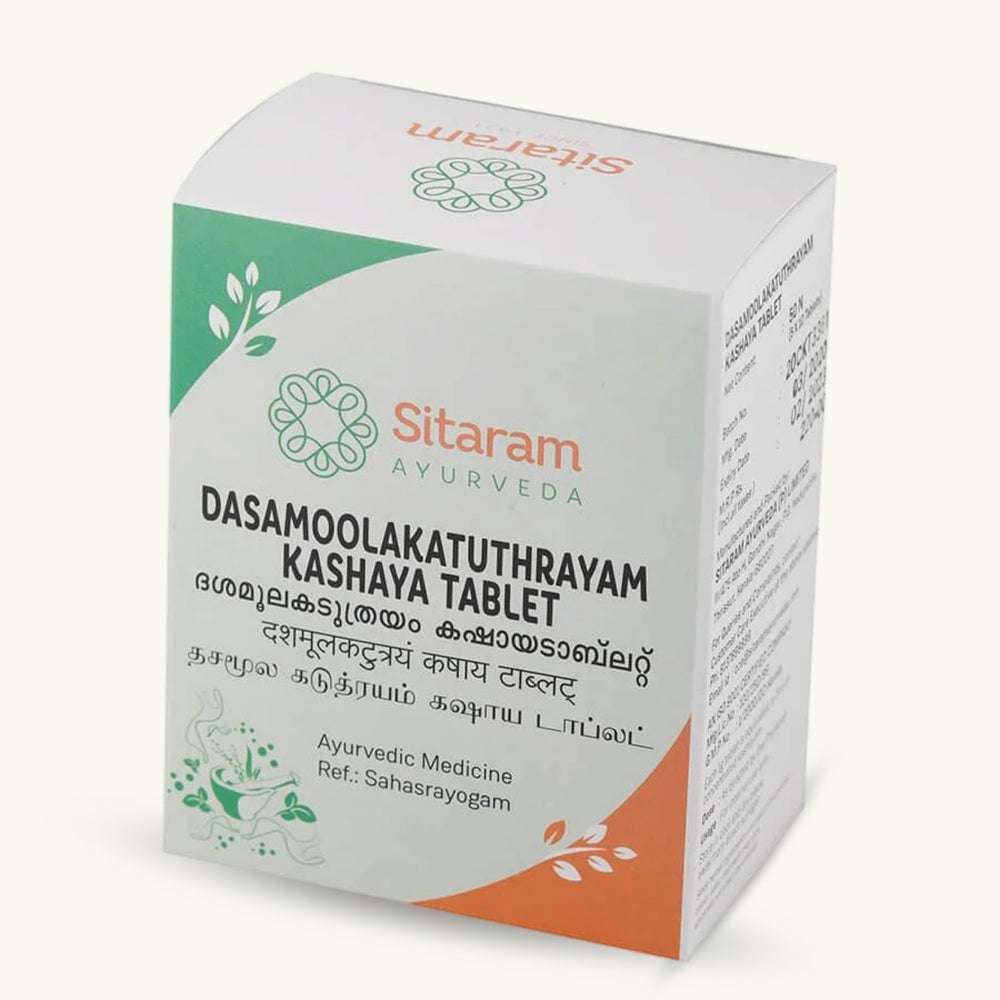 Sitaram Ayurveda, Dasamoolakaduthrayam Kashayam tabletten, Ayurvedisch supplement