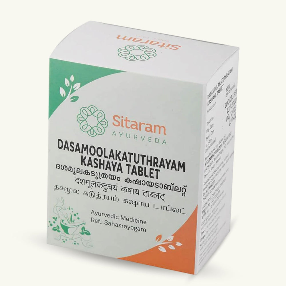 Sitaram Ayurveda, Dasamoolakatuthrayam Kashayam tabletten, Ayurvedisch supplement