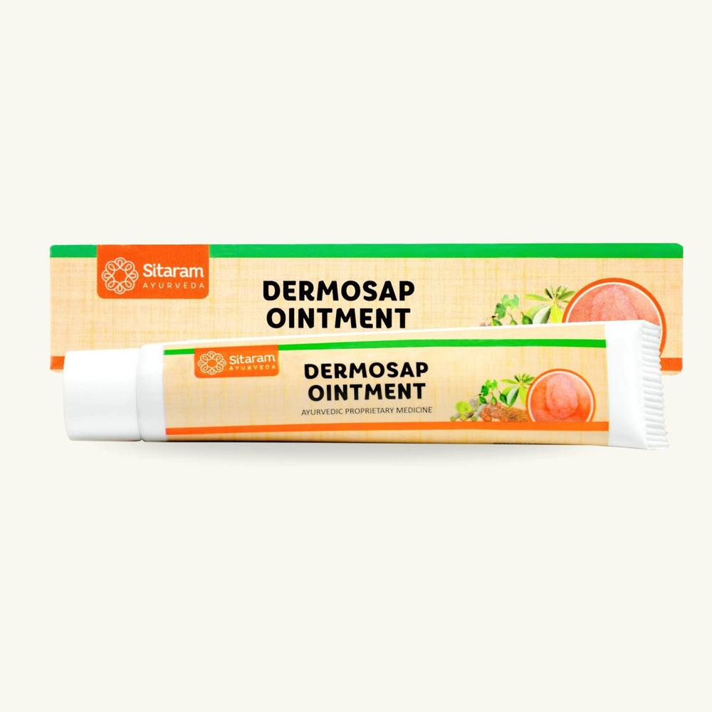 Sitaram Ayurveda, Dermosap zalf, 15 g, klassieke Ayurvedische bereiding