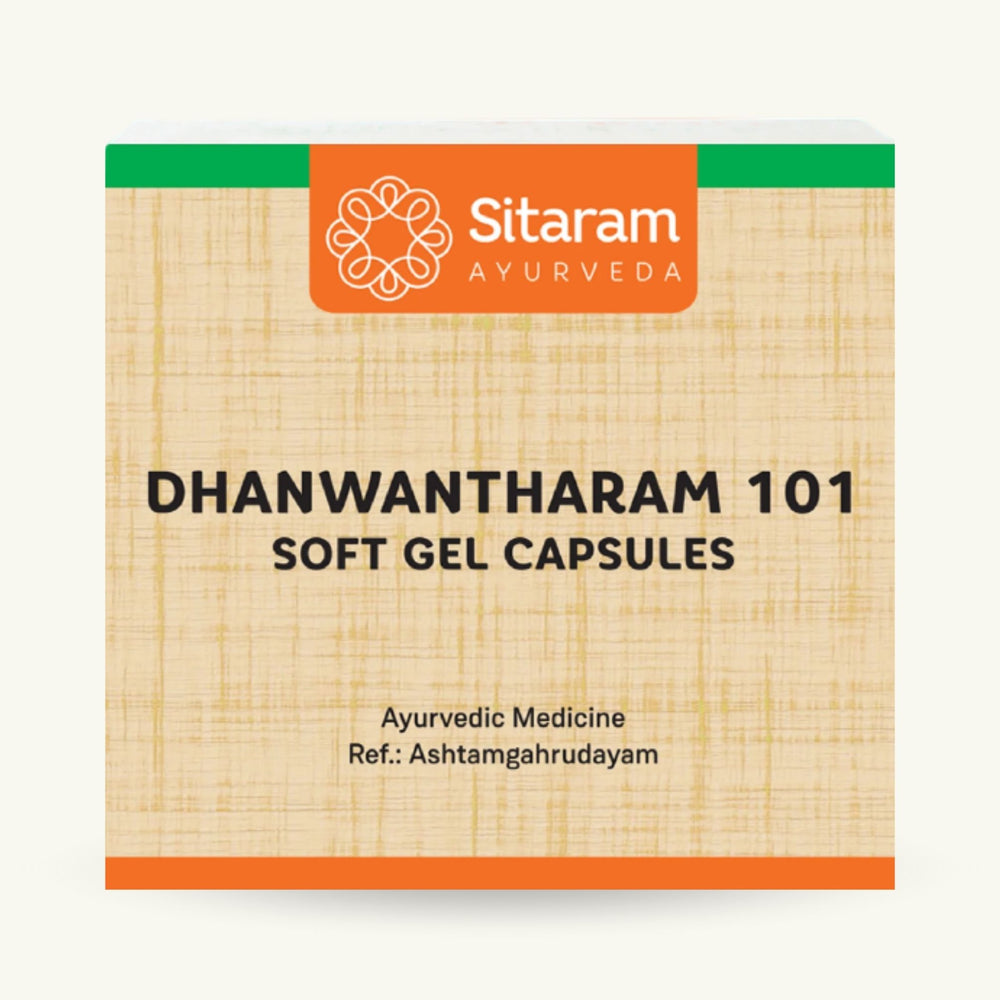 Sitaram Ayurveda, Dhanwantharam 101 capsules, Ayurvedisch supplement