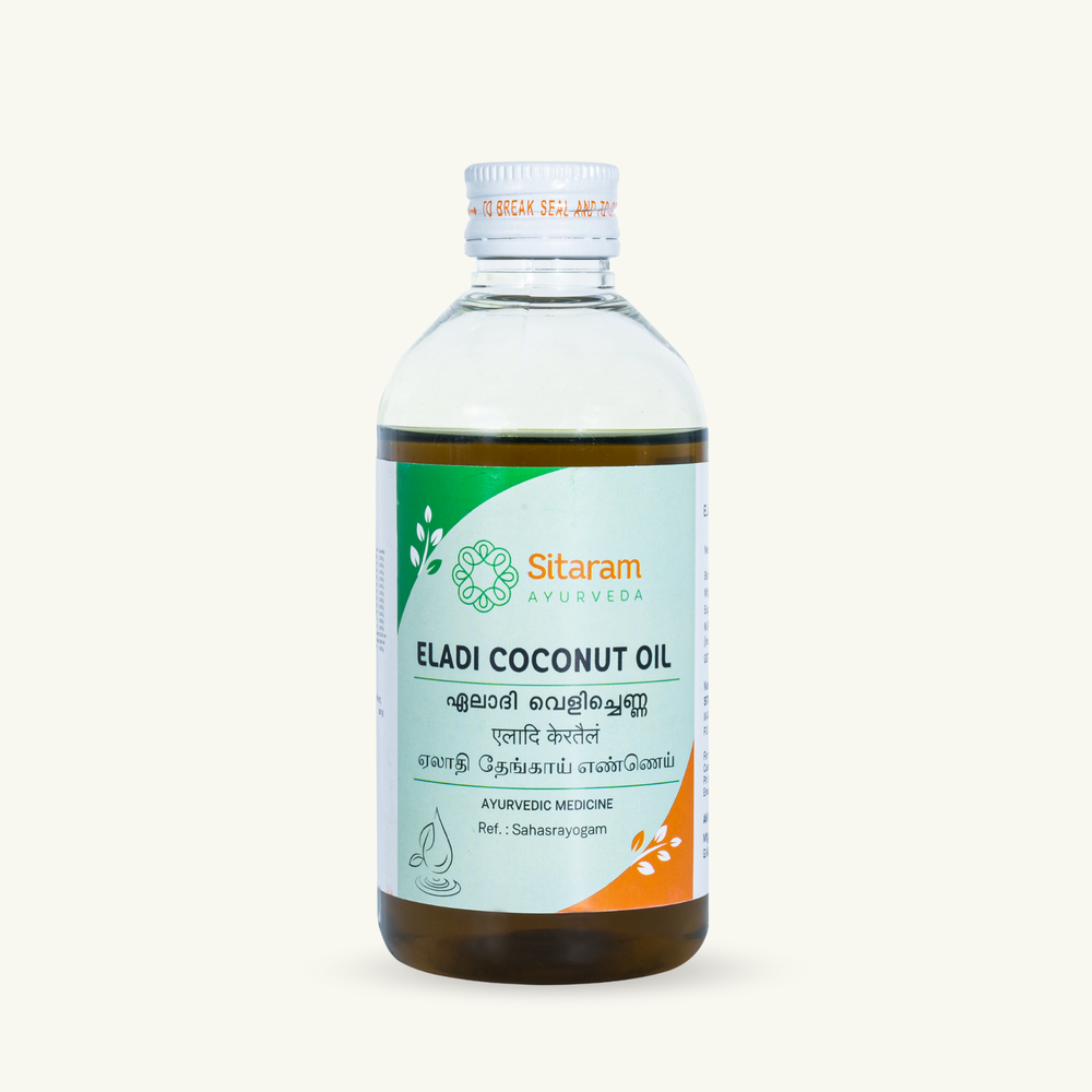 Sitaram Ayurveda, Eladi kokosolie, klassieke Ayurvedische bereiding