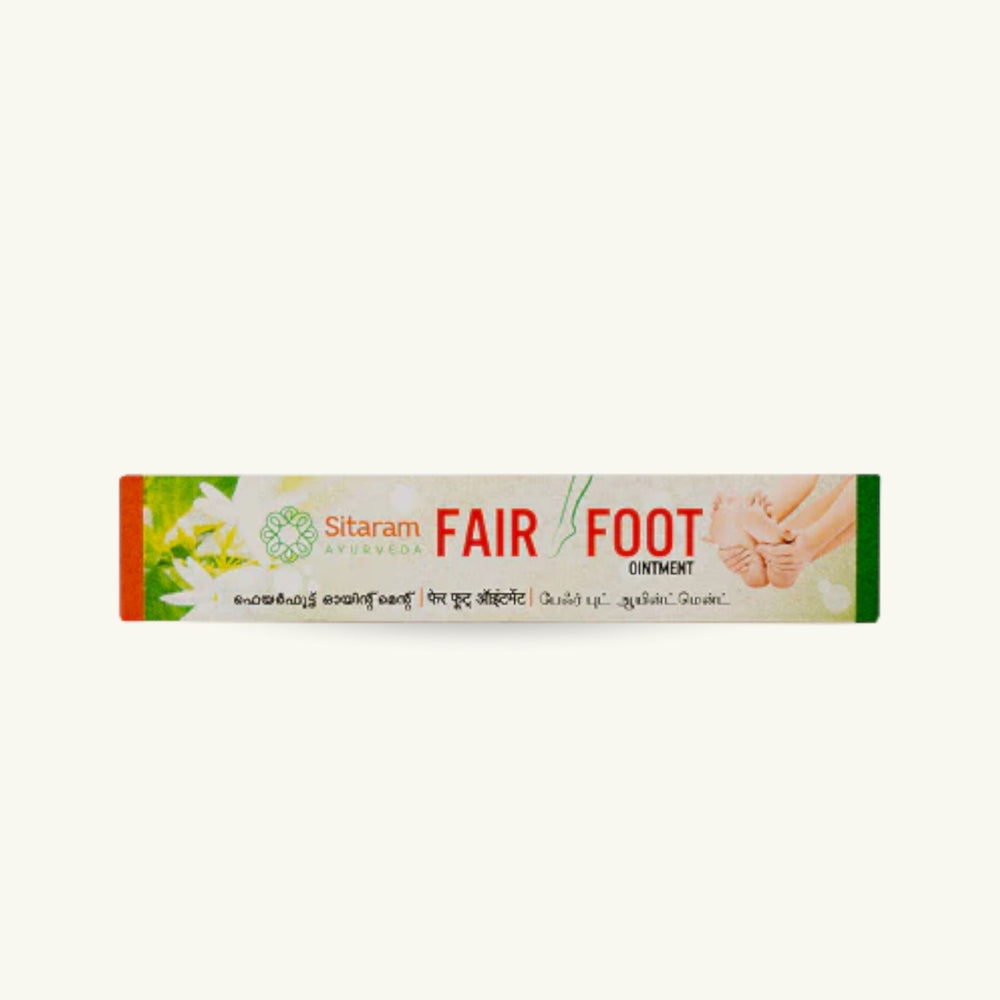 Sitaram Ayurveda, Fair Foot zalf, 15 g, klassieke Ayurvedische bereiding