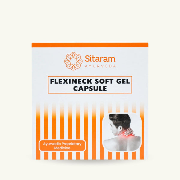 Sitaram Ayurveda, Flexineck softgelcapsules, 60 softgelcapsules, Ayurvedisch supplement