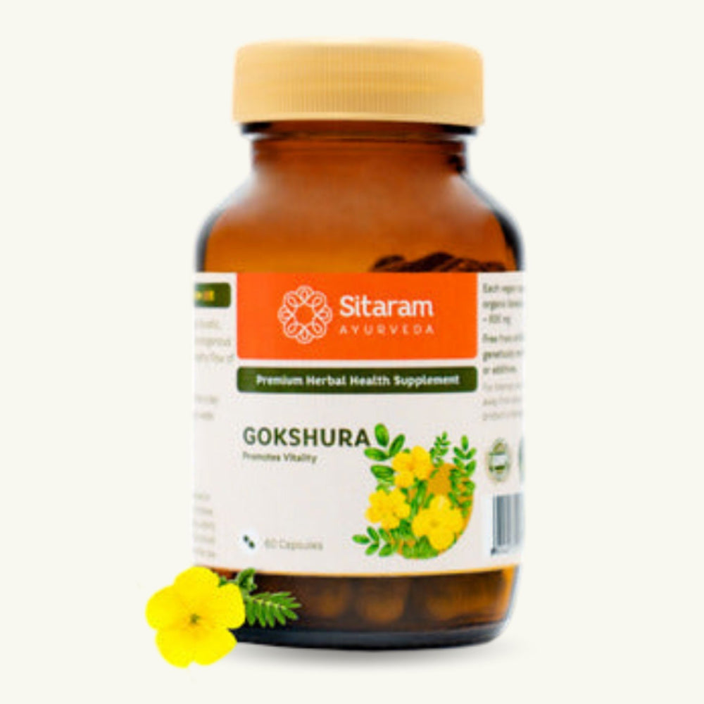 Sitaram Ayurveda, Gokshura capsules, 60 capsules, Ayurvedisch supplement