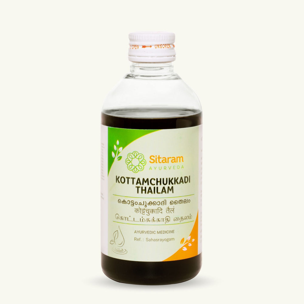 Sitaram Ayurveda, Kottamchukkadi Thailam, klassiek Ayurvedisch Thailam