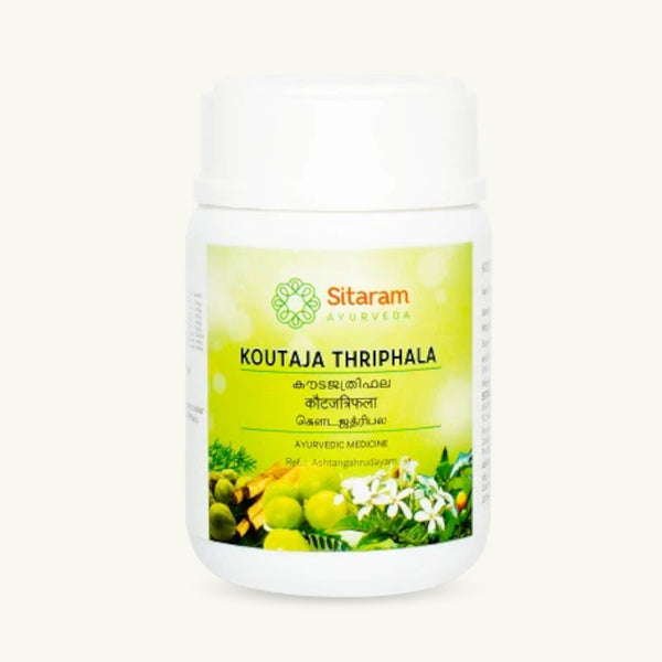 Sitaram Ayurveda, Koutaja Thriphala Lehyam, 100 g, Ayurvedisch supplement