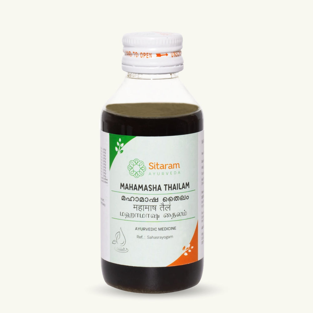 Sitaram Ayurveda, Mahamasha Thailam, klassiek Ayurvedisch Thailam