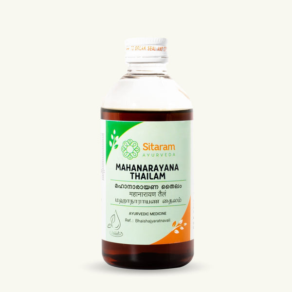 Sitaram Ayurveda, Mahanarayana Thailam, 200 ml, klassiek Ayurvedisch Thailam