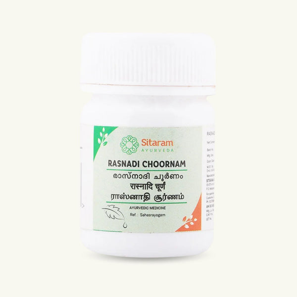 Sitaram Ayurveda, Rasnadi Choornam, 50 g, klassieke Ayurvedische bereiding