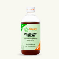 Sitaram Ayurveda, Sahacharadi Thailam, 200 ml, klassiek Ayurvedisch Thailam