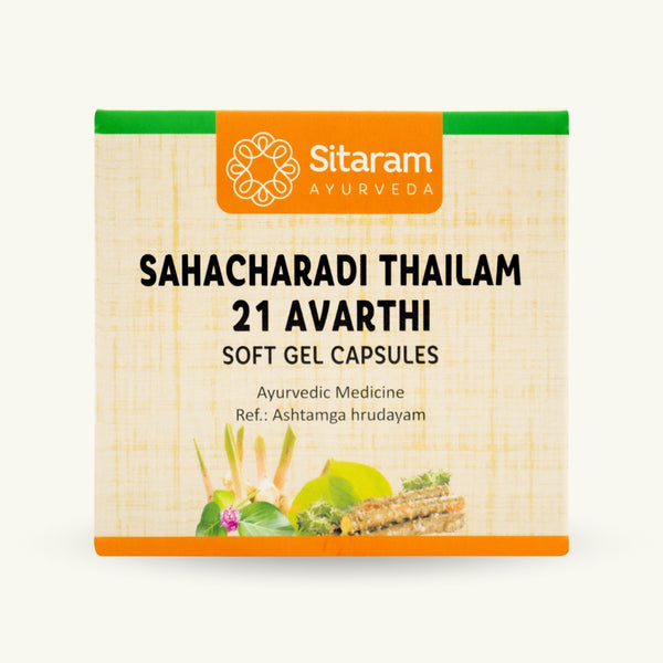 Sitaram Ayurveda, Sahacharadi 21 softgelcapsules, 100 capsules, Ayurvedisch supplement