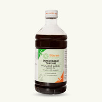 Sitaram Ayurveda, Sahacharadi Thailam, 450 ml, klassiek Ayurvedisch Thailam