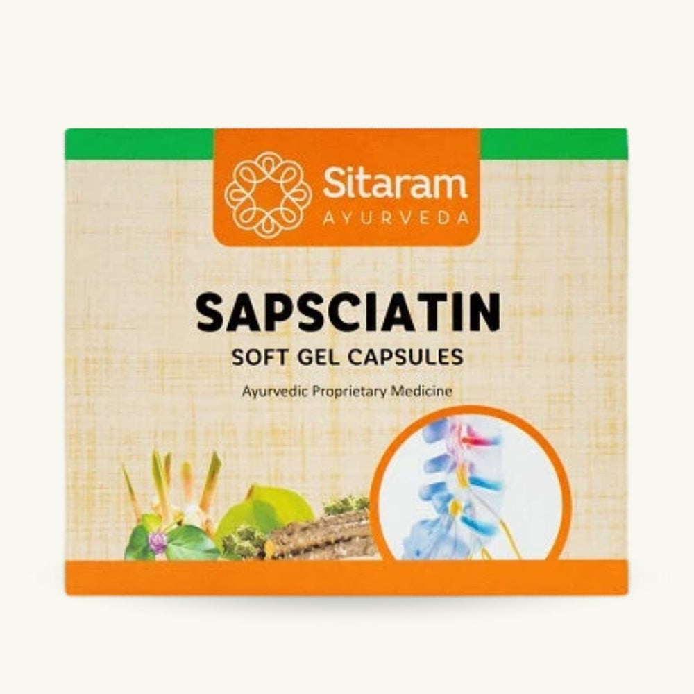 Sitaram Ayurveda, Sapsciatin softgelcapsules, 100 capsules, Ayurvedisch supplement