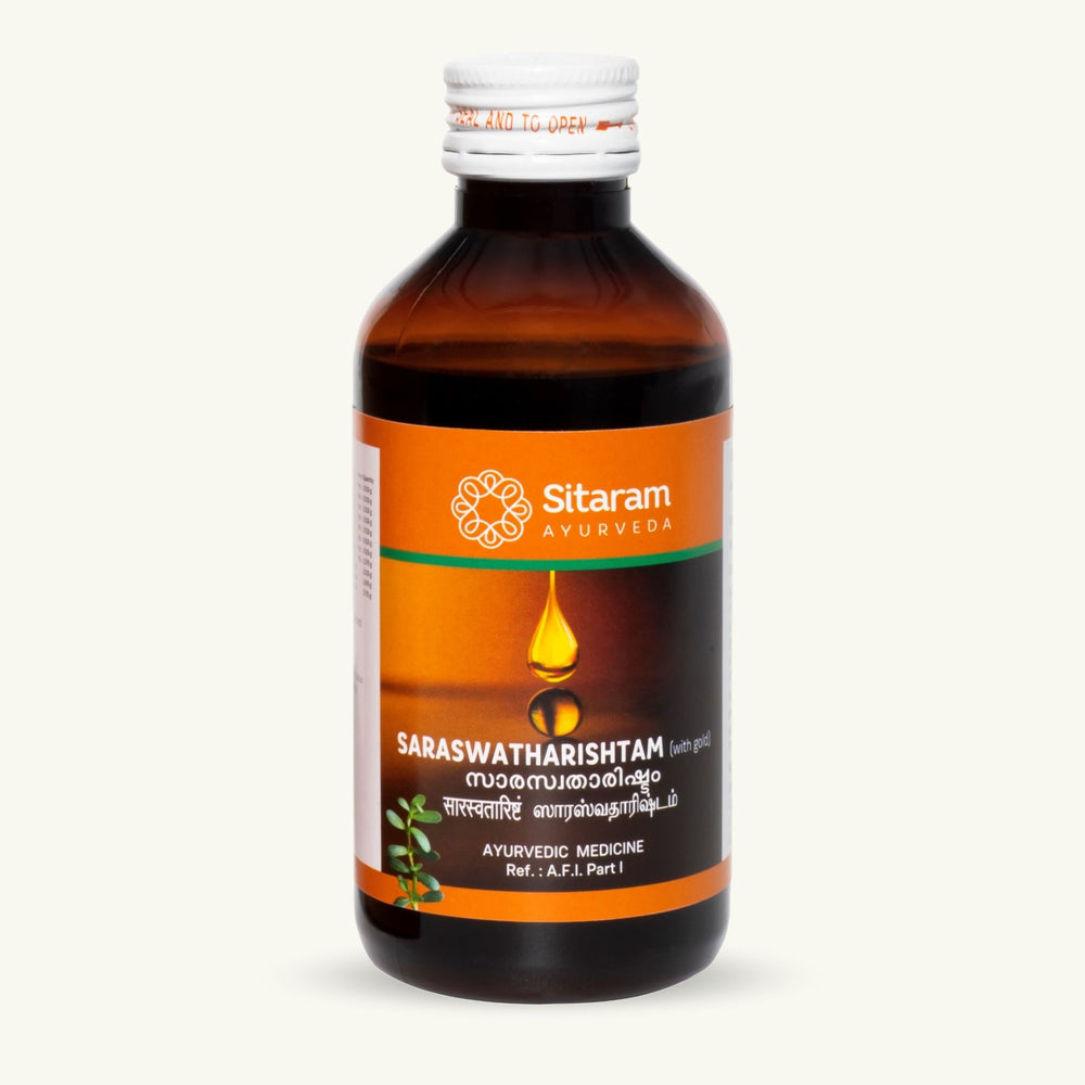Sitaram Ayurveda, Saraswatharishtham, Ayurvedisch supplement