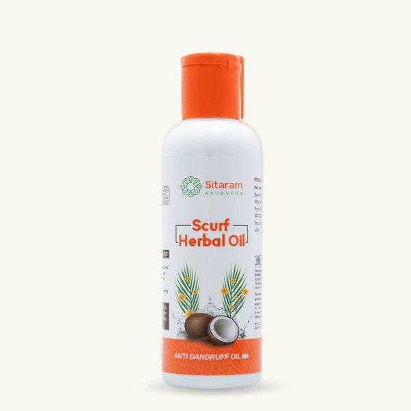 Sitaram Ayurveda, Scruf kruidenhaarolie, 100 ml, klassieke Ayurvedische bereiding