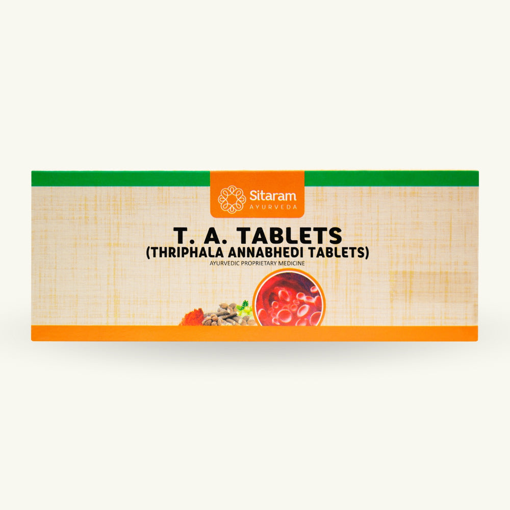 Sitaram Ayurveda, T. A. tabletten, Ayurvedisch supplement