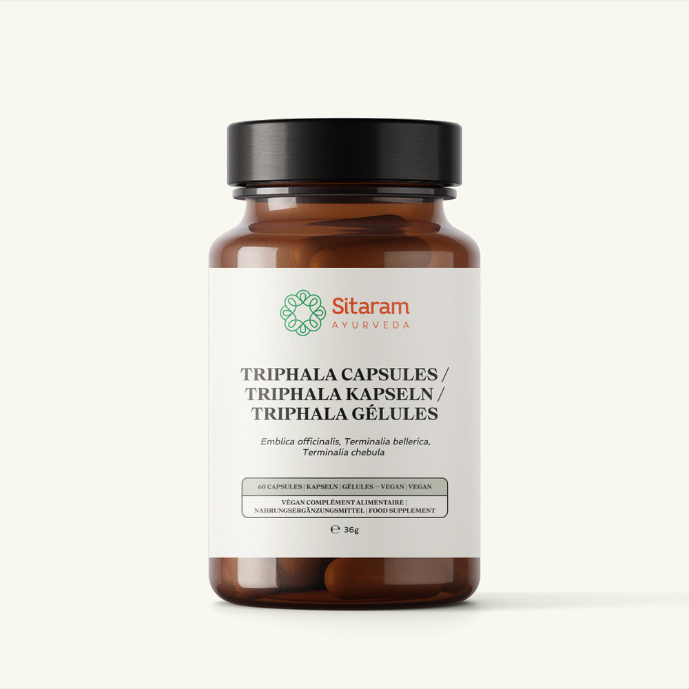 Sitaram Ayurveda, Triphala capsules, Ayurvedisch supplement