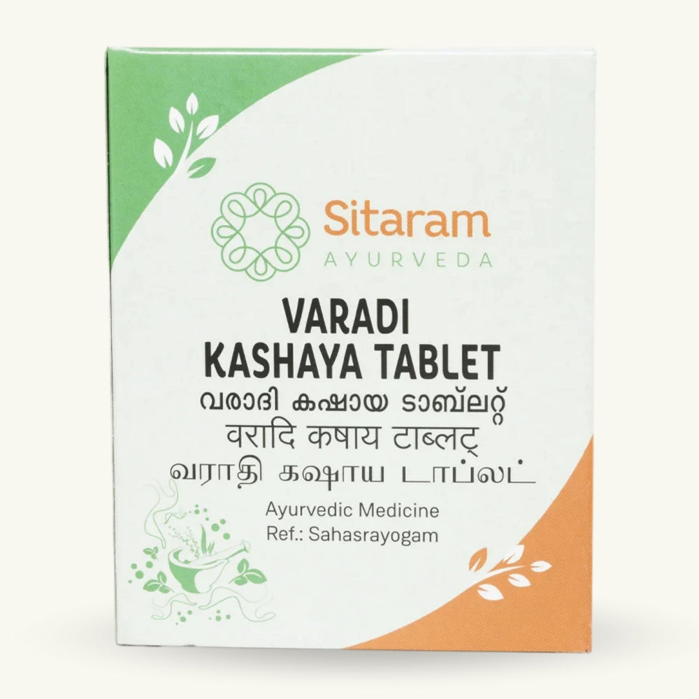 Sitaram Ayurveda, Varadi Kashayam tabletten, Ayurvedisch supplement