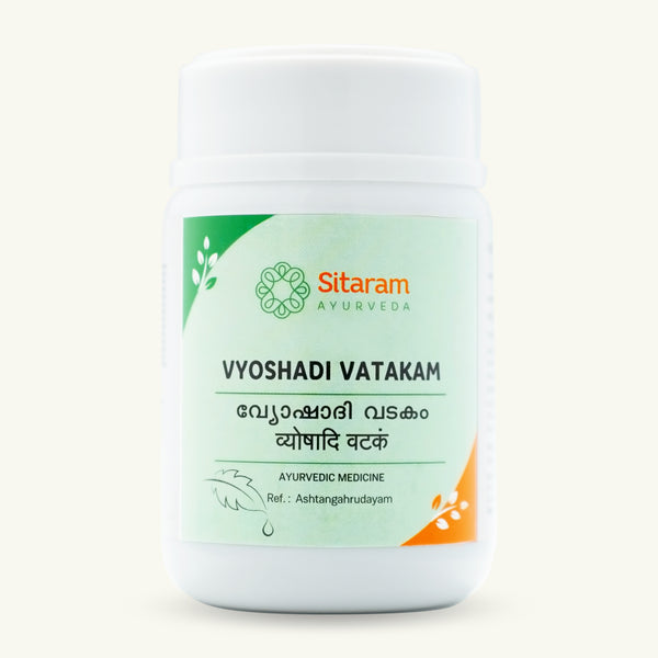 Sitaram Ayurveda, Vyoshadi Vatakam poeder, Ayurvedisch supplement
