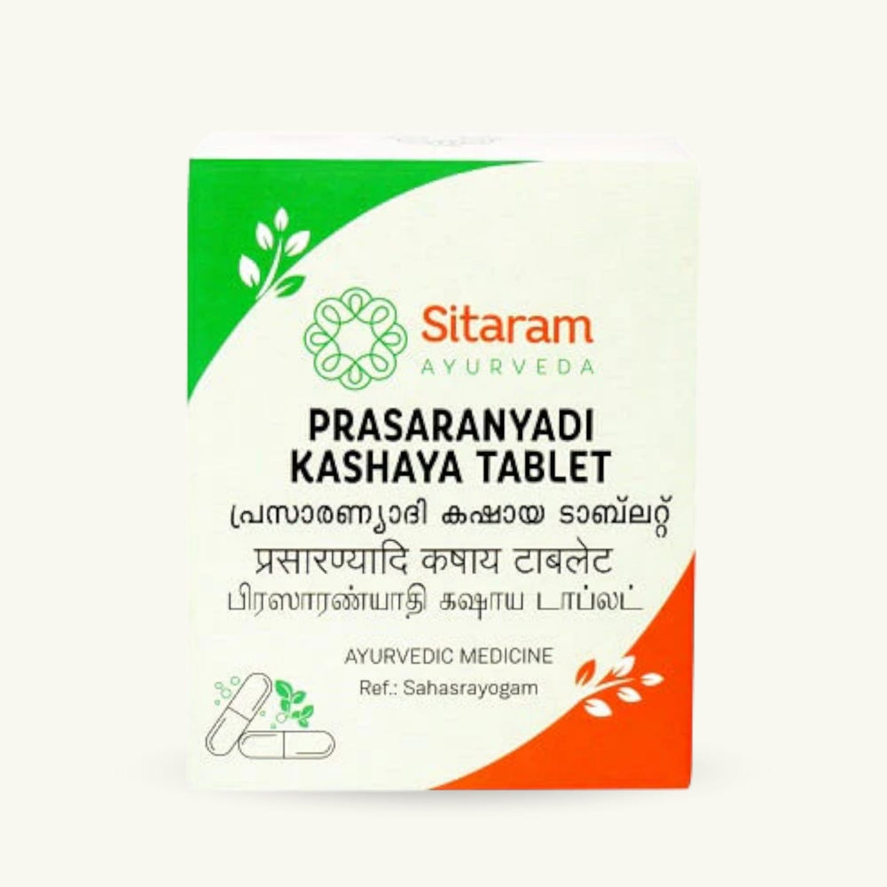 Sitaram Ayurveda, Prasaranyadi Kashayam tabletten, 50 tabletten, Ayurvedisch supplement